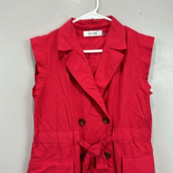 Do + Be sleeveless button down tunic top - Picture 2 of 7